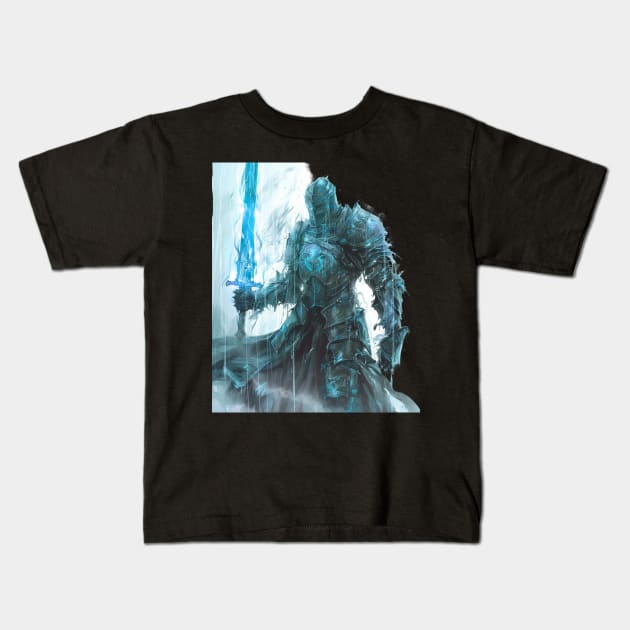 Dark Souls Enthralling Elements Kids T-Shirt by Doc Gibby